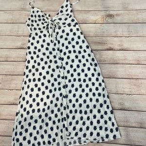 Illa Illa Flower Dress with Spaghetti Straps With Tie Large